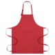 Adjustable Poly Cotton Twill Bib Apron With Two Pocket - Direct Import