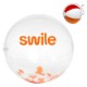 Orange and White Confetti Filled Beach Ball, 16"