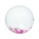 Pink and White Confetti Filled Beach Ball, 16"