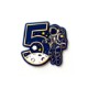 Cloisonne Hard Enamel Lapel Pin, 1" - Direct Import