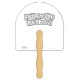 Rainbow Shape Coloring Hand Fan