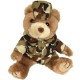 Desert Camo Marine Plush Bear, 8"