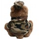Desert Camo Marine Plush Bear, 8"