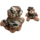 Desert Camo Boonie Hat Marine Plush Bear, 8"