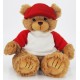 Baseball Plush Bear, 9"