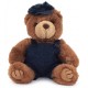 Train Engineer Plush Bear, 8"