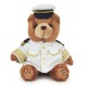 Ship Captain Plush Bear, 8"