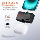 Hypergear® Power Pack Nano Ultra-Mini Power Bank w/ Built-In Apple Watch Charger, 5000mAh