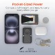 Hypergear® Power Pack Nano Ultra-Mini Power Bank w/ Built-In Apple Watch Charger, 5000mAh