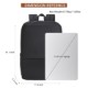 PU Leather Commute Laptop Backpack, 15.6" - Direct Import