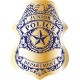 Junior Police Badge Sticker, Roll of 1000, Custom