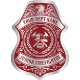 Junior Firefighter Badge Sticker, Roll of 1000, Custom