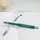 Recycled Glitter Grip Stylus Pen