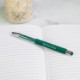 Recycled Glitter Grip Stylus Pen