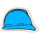 Wicked Good Cookies® Hard Hat Shaped Logo Sugar Cookie
