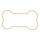 Wicked Good Cookies® Dog Bone Shaped Logo Sugar Cookie