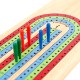 Three-Track Travel Cribbage Game
