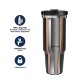 Cutter & Buck® Recycled Stainless Steel Tumbler, 32oz.