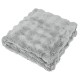 Faux Fur rPET Bubble Blanket, 60" x 50"