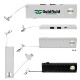 USB & Type-C rABS Hub w/ Level & Ruler