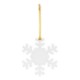 Snowflake Acrylic Full Color Ornament