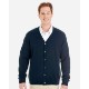 Harriton® Pilbloc™ V-Neck Button Men's Cardigan Sweater