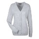 Harriton® Pilbloc™ V-Neck Button Ladies' Cardigan Sweater