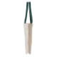 Natural Cotton Tote with Contrast Color Handles