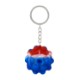 Recycled Push Pop Bubble Ball Fidget Keychain