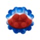 Recycled Push Pop Bubble Ball Fidget Keychain