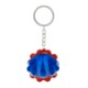 Recycled Push Pop Bubble Ball Fidget Keychain