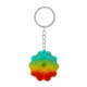 Recycled Push Pop Bubble Ball Fidget Keychain