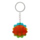 Recycled Push Pop Bubble Ball Fidget Keychain