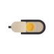 Leeman Pebble Grain AirTag Luggage Tag