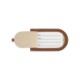 Leeman Pebble Grain AirTag Luggage Tag