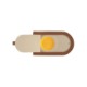 Leeman Pebble Grain AirTag Luggage Tag
