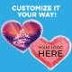 Large Heart Full Color Aqua Pearls™ Hot & Cold Pack