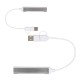 Sprint Recycled Aluminum 4-Port USB-A & USB-C Hub