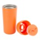 Maddie Recycled Vacuum Tumbler w/ 360° Lid, 16oz.