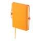 Mini Recycled Notebook w/ Clip, 4" x 3"