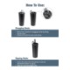 Catone Recycled Vacuum Insulated Tumbler w/ Slider Lid, 20oz.