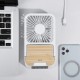 Cool & Connect 4-in-1 Desk Fan with Wireless Charger and Digital Clock