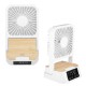 Cool & Connect 4-in-1 Desk Fan with Wireless Charger and Digital Clock