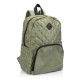 Eiffel Quilted Pattern Polyester Backpack