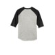 Sport-Tek® Colorblock Cotton 3/4 Sleeve Raglan Youth Jersey
