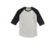 Sport-Tek® Colorblock Cotton 3/4 Sleeve Raglan Youth Jersey