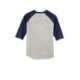 Sport-Tek® Colorblock Cotton 3/4 Sleeve Raglan Youth Jersey