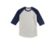 Sport-Tek® Colorblock Cotton 3/4 Sleeve Raglan Youth Jersey