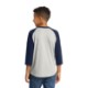 Sport-Tek® Colorblock Cotton 3/4 Sleeve Raglan Youth Jersey