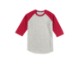 Sport-Tek® Colorblock Cotton 3/4 Sleeve Raglan Youth Jersey